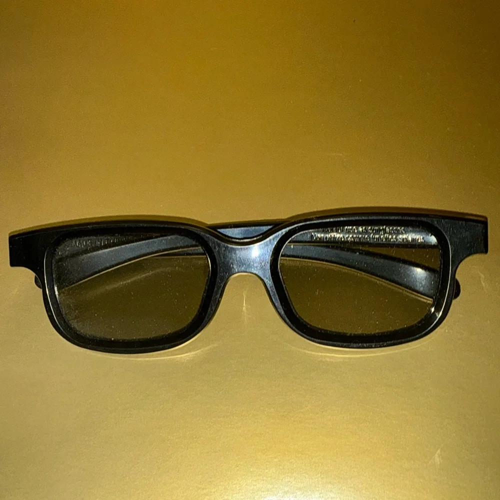 3D Black Glasses